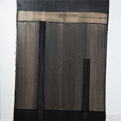 <i>Stèle #VII </i><br><br>pigments et liants acryliques sur toile <br>73 x 92 cm <br>2020